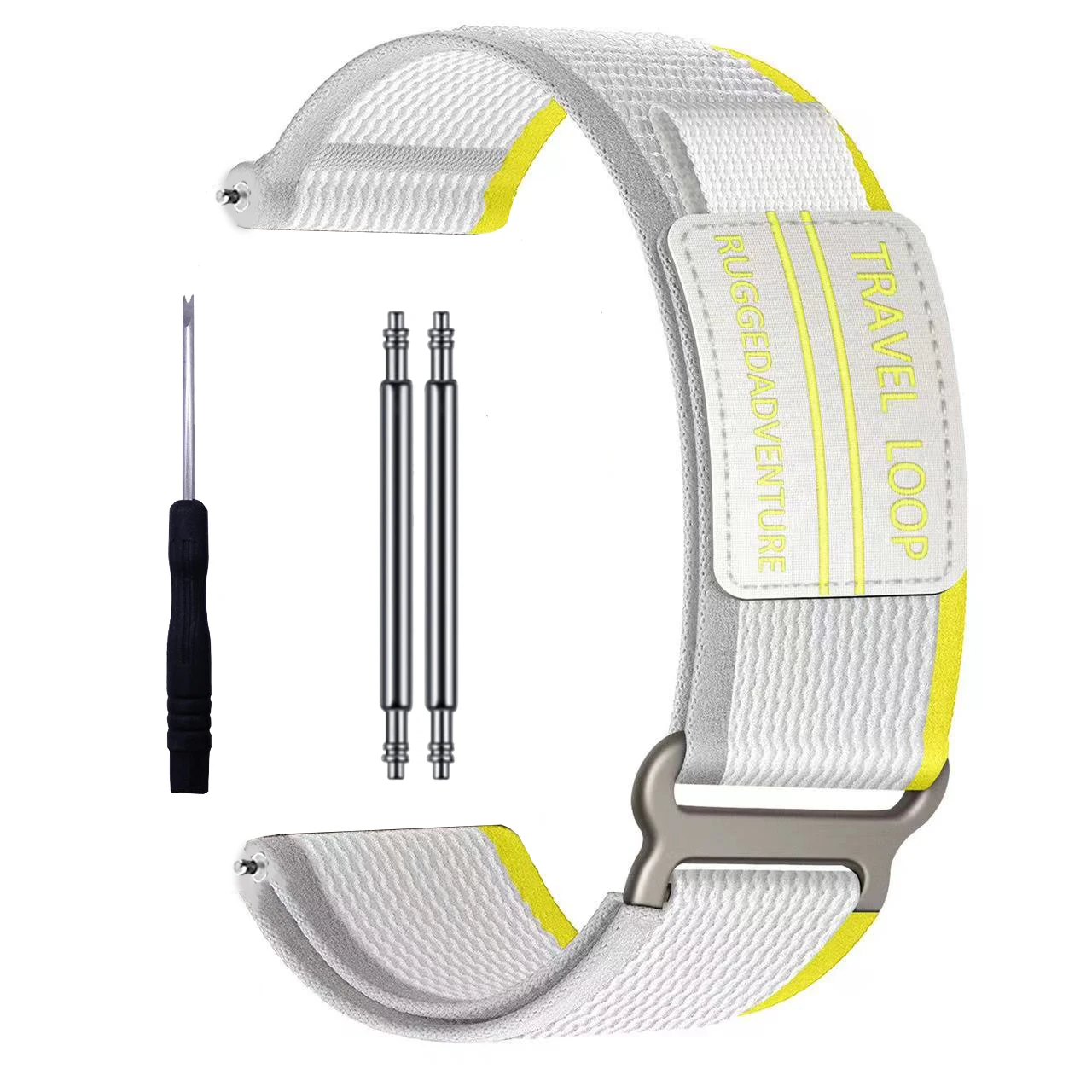 Durable 24mm Travel Loop Nylon Strap for Smartwatches – Replaceable Band Correa Belt