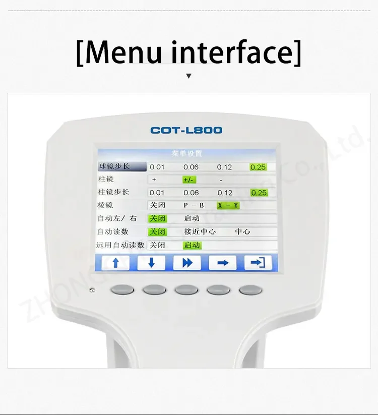 220V New L800 Automatic Computer Focal Meter Inspection Film Optical Shop Optica