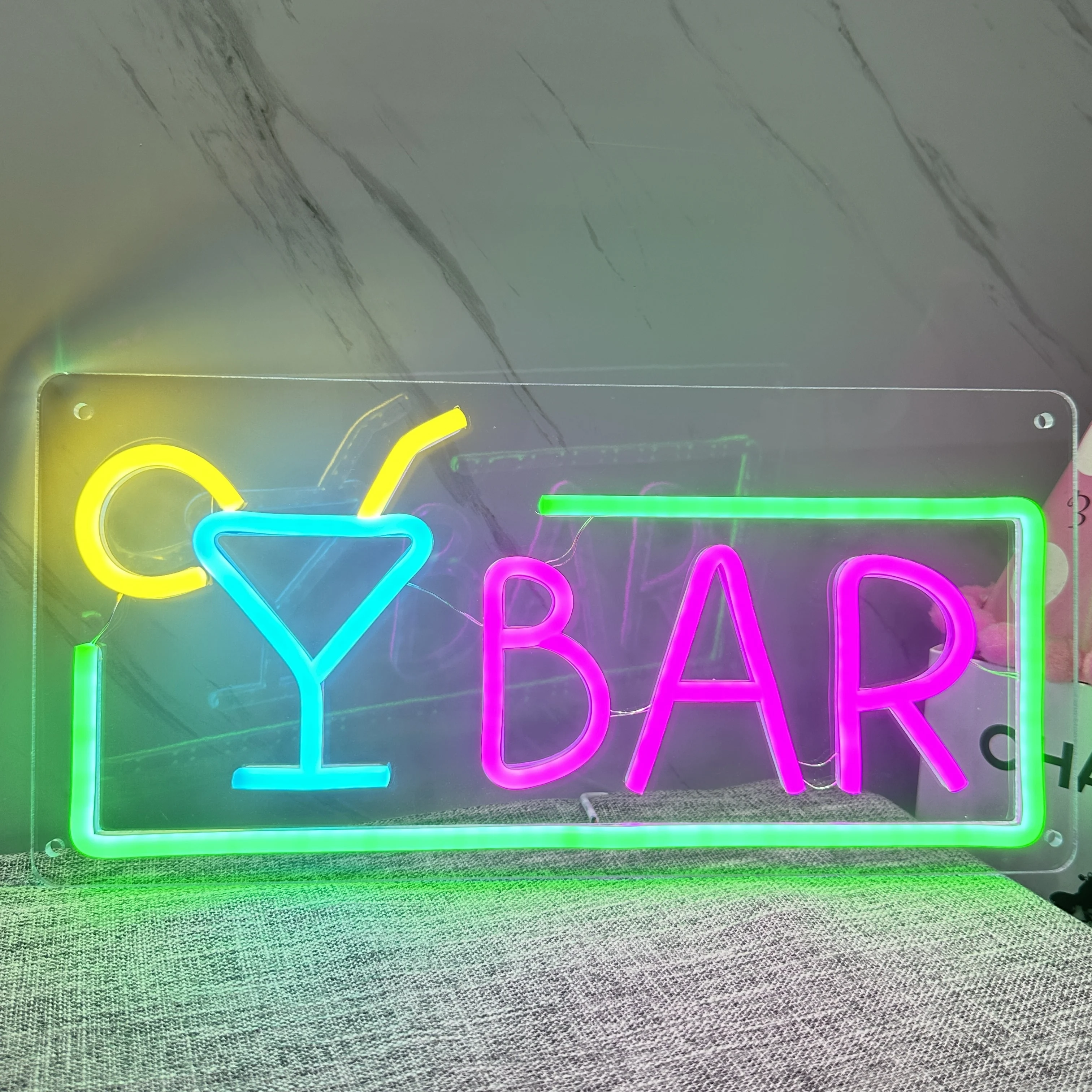 

Wholesale LED Bar Nightclub Business Signs Home Wall Hanging Bar Neon Lighting Restaurant Signage Shop Store Art Decor DC5V