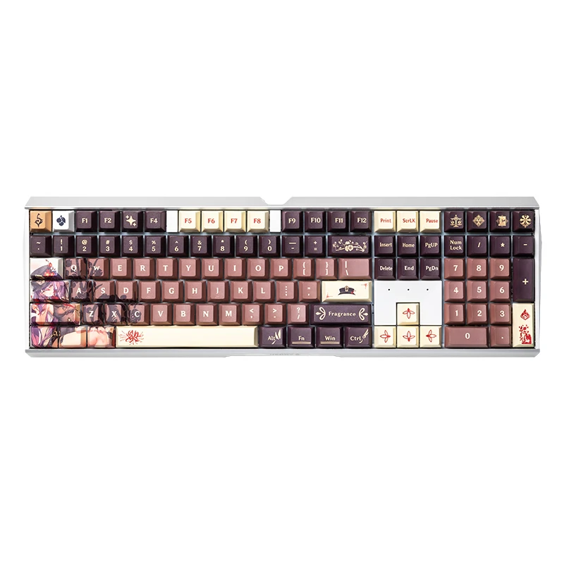 

Механическая клавиатура CHERRY MX3.0S Genshin Impact hutao Limited Edition Alloy RGB 109key, 3 режима, беспроводная (Проводная + 2,4G + BT)