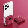 66W Super Fast Charging with Its Own Cable Power Bank 20000mAh Large Capacity and Small Mobile Power Supply 5