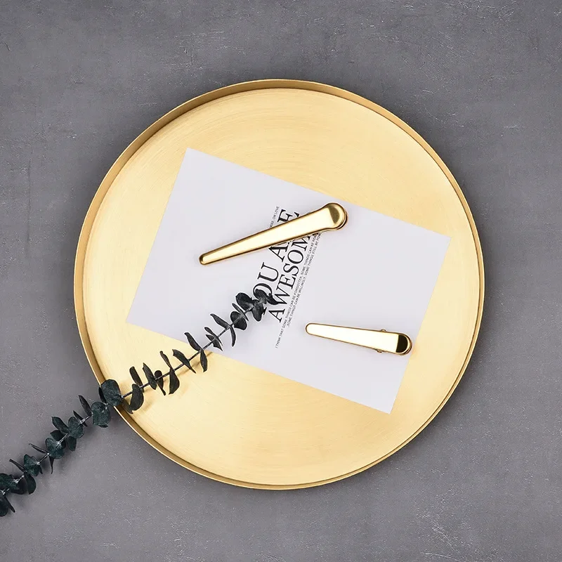 Storage Tray Kitchen Tray Jewelry Storage Tray Home Decor Golden Storage Tray Round Jewelry Desktop Display Plate Retro Kitchen Dinner Plate Golden Scissors Kitchen Organizer
