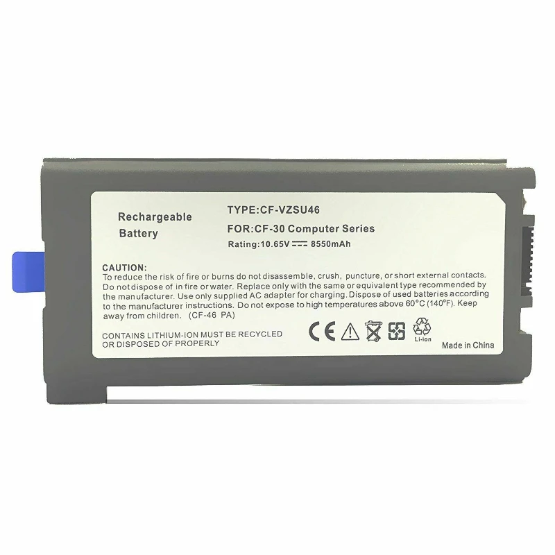 

10.65V 8.55Ah Laptop Battery Replacement for Panasonic CF-30 CF-31 CF-53 CF-VZSU46 CF-VZSU46S CF-VZSU71U CF-VZSU72U
