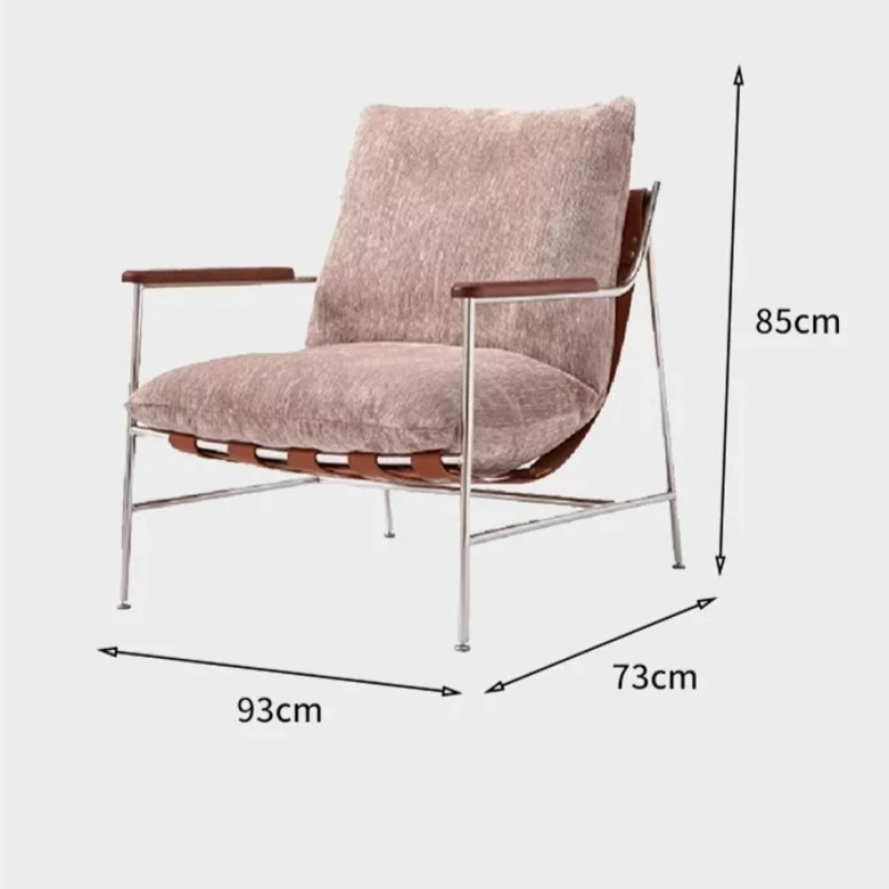 Sedie da Ufficio e Soggiorno, Poltrone Comode per Lettura, Sgabelli di Design, Sillones De Sala, Mobili di Lusso - immagine 2