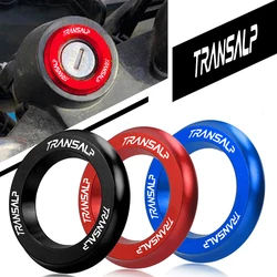 FOR HONDA TRANSALP Motorcycle Decorative RING Aluminum Accessories lgnition Switch Cover Ring TRANSALP 650 2002 2003 2004-2006