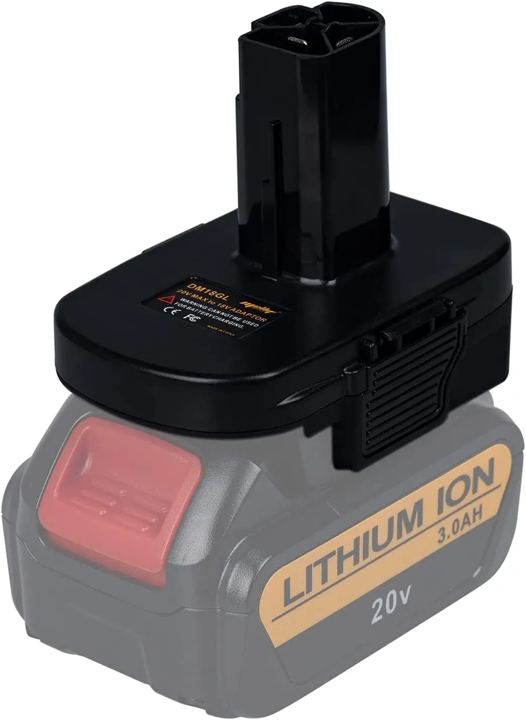 DM18GL BPS18GL 19.2V Adapter Converter on Craftsman Tool for Dewalt Milwaukee Black Decker Porter-Cable Stanley Li-ion Battery