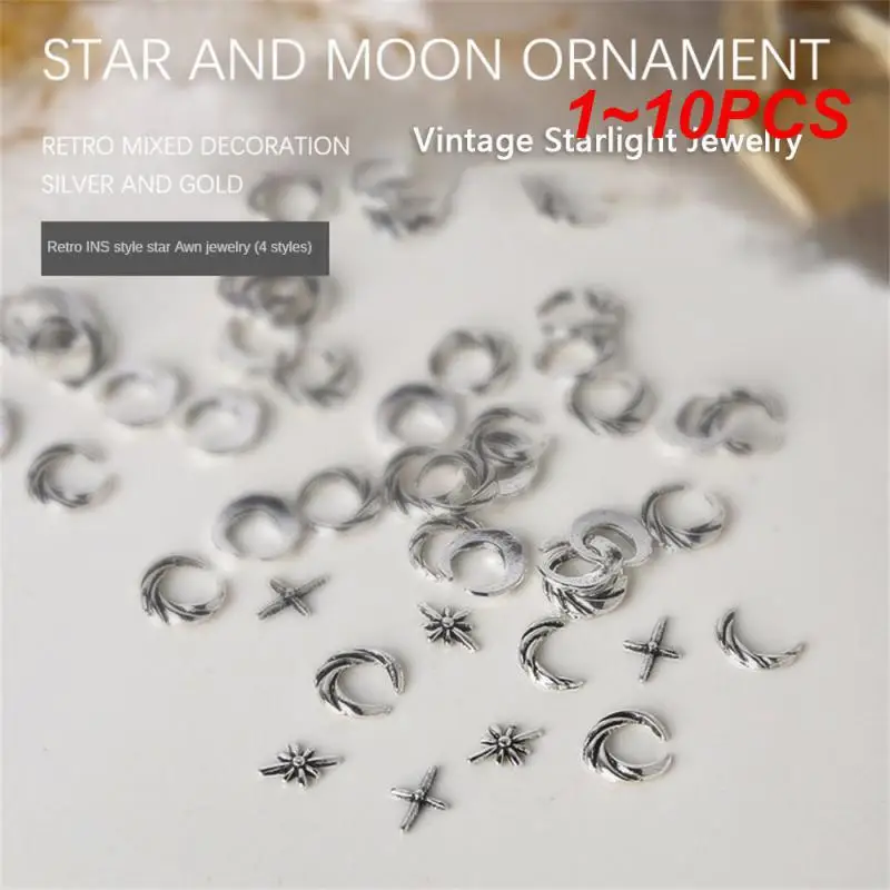 

1~10PCS Nail Drill Metal Easy To Paste Lightweight Minimalist And Advanced Elegant And Fresh Nail Art Nail Decorations 4 Options