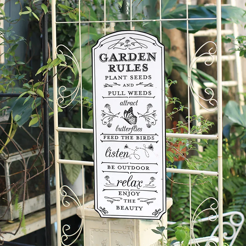 Vintage Cast Iron Garden Trash Can Retro Pedal Style Large Capacity Outdoor Waste Bin Lid Silent Design Courtyard Patio Decor