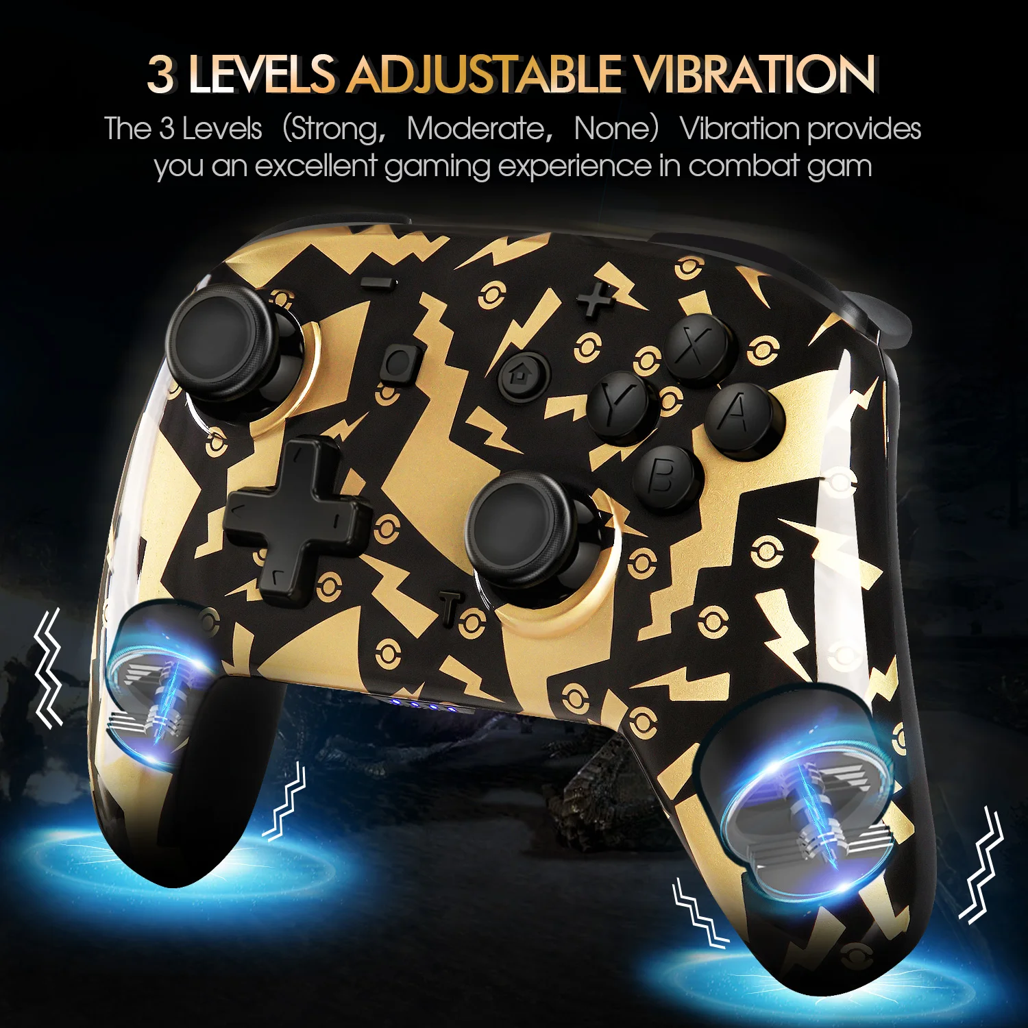 Controller Di Gioco Professionale Controller Wireless Per Controller Nintendo Switch/Lite Pro Con Asse Giroscopico A Vibrazione Regolabile Turbo Motio