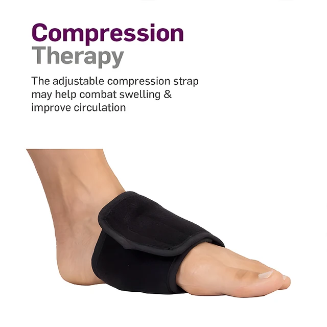 Small Reusable Gel Ice Pack Support Compress for Injuries and Pain Relief Cold Therapy Wrap for Hand, Arch of Foot, Wrist, Elbow 4