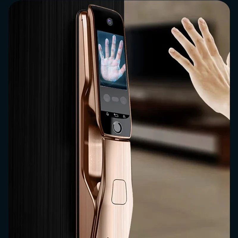 Fingerprint 3D Face Recongintion Fingeprint Smart Door Lock Tuya Wifi APP Remote Control Digital Lock Keyless Touch Screen