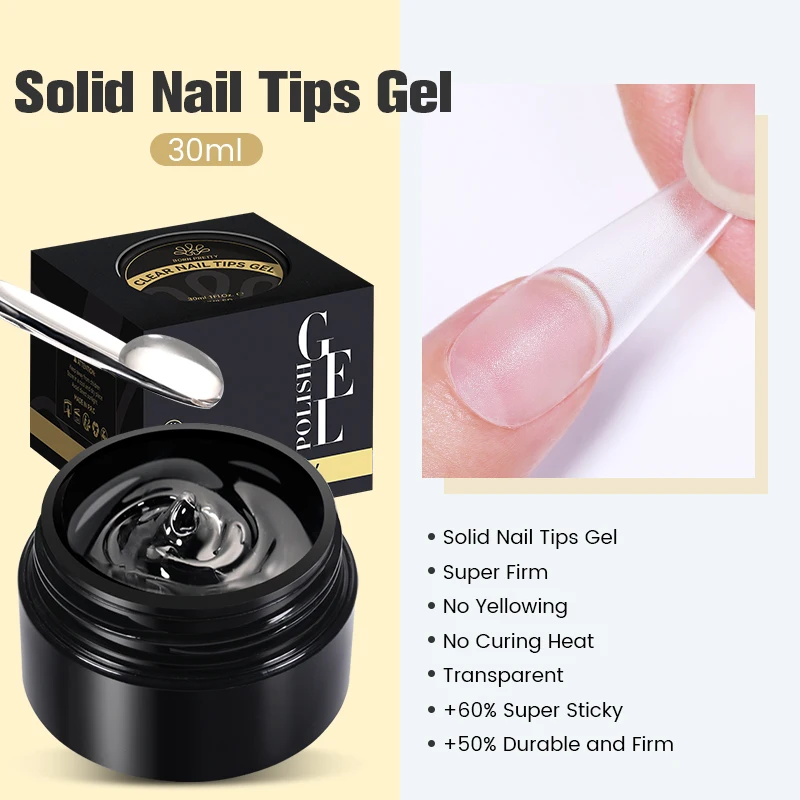 Clear Nail Tips Gel