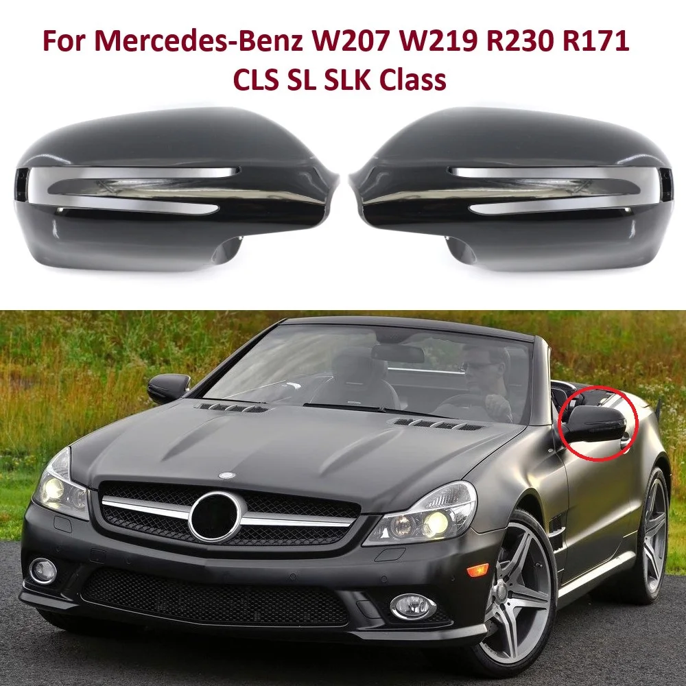 Car Rear View Side View Mirror Cover Di Ricambio Cap Case Shell Per Mercedes-Benz W207 W219 R230 R171 E-Coupe Cls Sl Slk Class