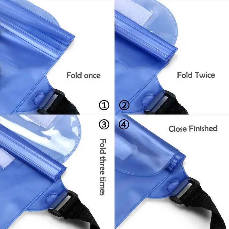 Three-Layer Waterproof Transparent Dry Bag
