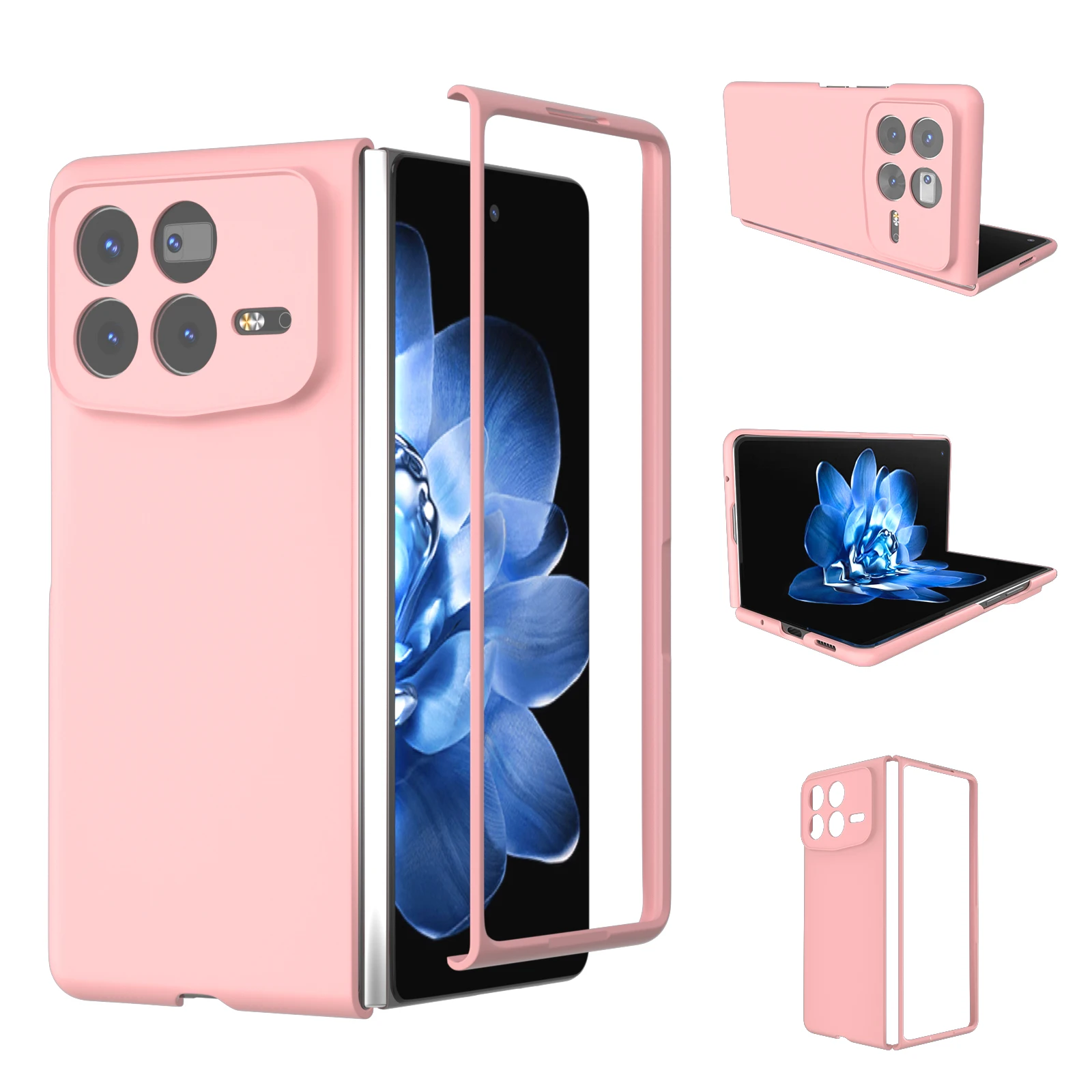 Ultra-Thin Skin Feel Hard Case - Anti-Fouling, Comfortable Grip, Super Slim Folding Protective Cover