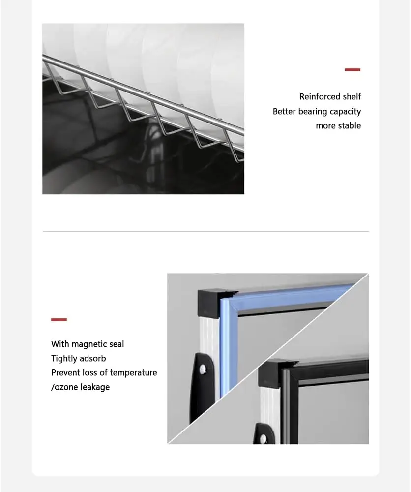 Tableware Disinfection Cabinet, Multi-Functional Storage Double-Layer, Household Vertical High-Temperature Disinfection Tablewar 6
