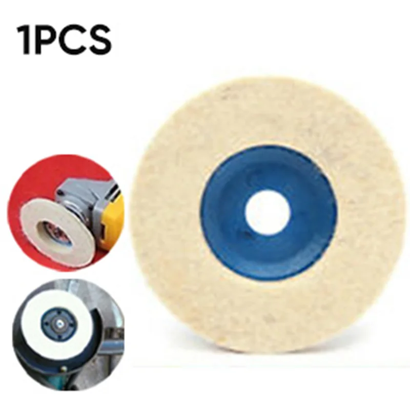 

Polishing Pads Wool Felt Wheel Buffing Pads 4 Inch 100mm Wheel Glass Stainless Steel Polish Repair Scratche Angle Grinder Part