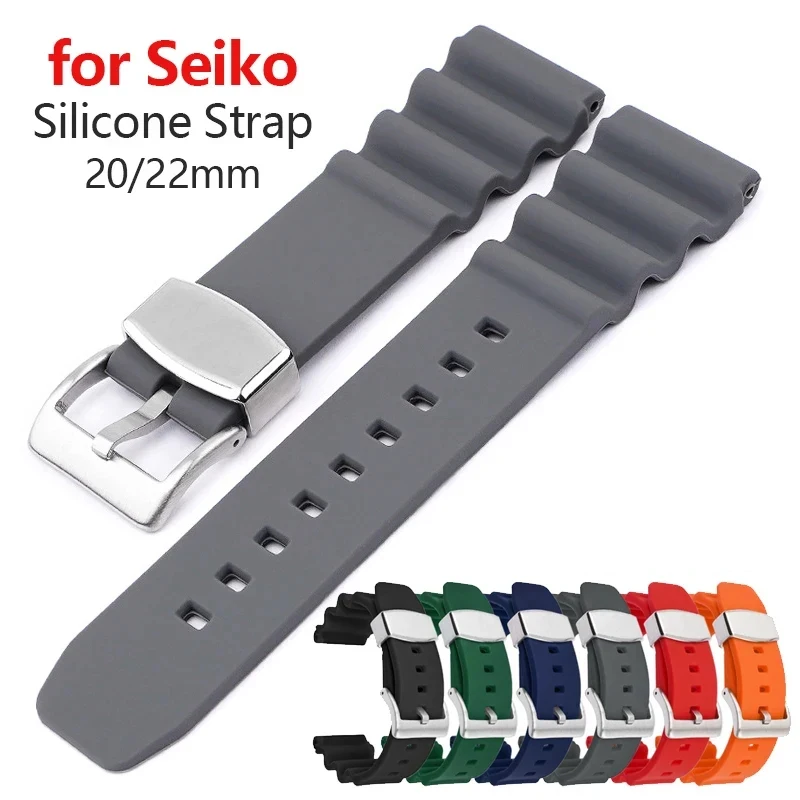 Cinturino in silicone compatibile con Casio PRG-80 PAG-80 PRW-1000 Cinturino di ricambio da uomo PRW-1100, Cinturino nero Fibbia in acciaio, One Size