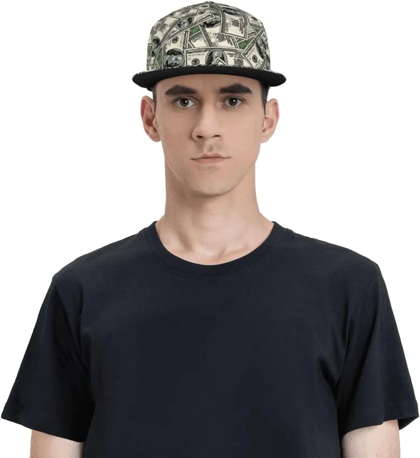 Cappellino Snapback Flat Bill Unisex – Baseball Cap Regolabile Tela – Taglia M/L – Personalizzabile