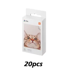 Portable Wireless Bluetooth Thermal Photo Printer with AR Video & Self - Adhesive Color Prints (Only 20 photo papers)