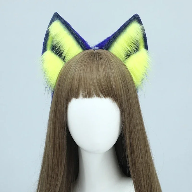 Cosplay Accessories Anime Egyptian Queen Ankha Simulation Animal Ears Headwear Tail Costume Props Halloween Party Props