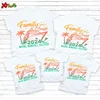 Family Vacation T Shirt 2024 Matching Family Outfits Trip Shirts Kids Party Clothes Family Look Mom and Daughter Matching 6
