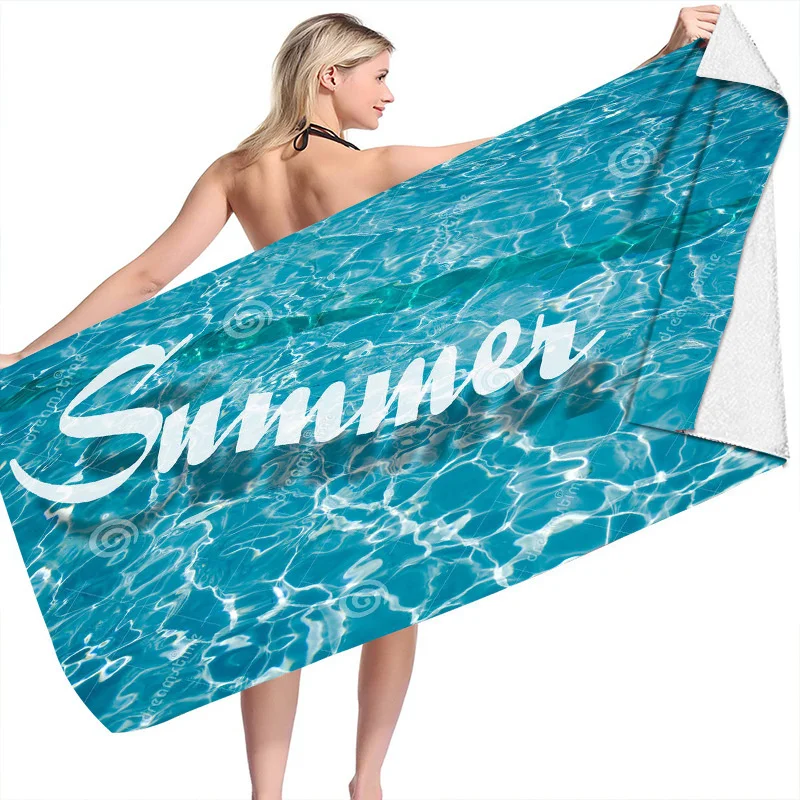 

Summer Ocean Series Beach Towel Bath Towels Yoga Mat Sport Swimming Towels Absorbent Microfiber Towel for Adult Girl Kids Gifts