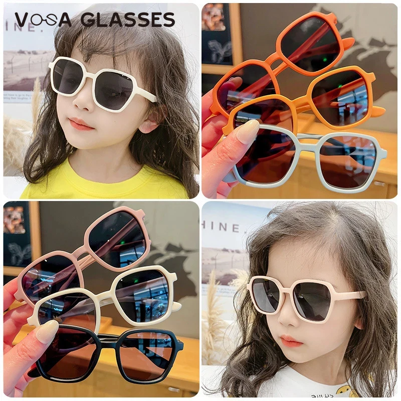 Square Children Sunglasses Fashion Kids Sunglasses Boy Girl Stylish Goggles Baby Student Eyeglasses Party Eyewear UV400 kids sunglasses