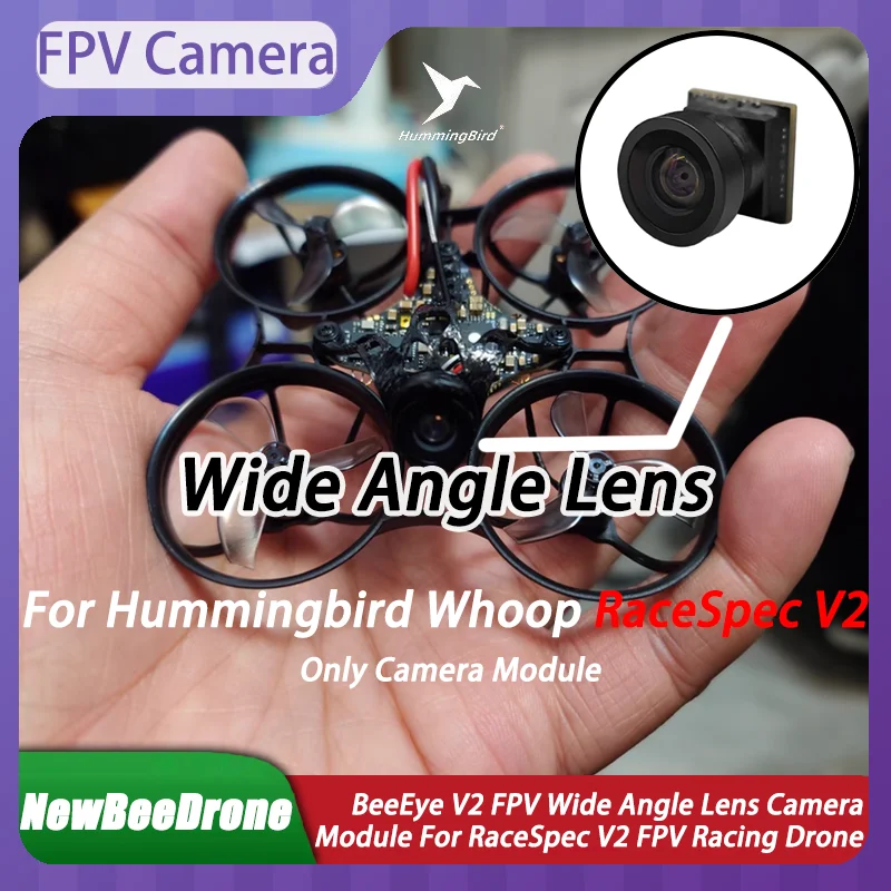 Module caméra grand angle BeeEye V2 FPV 800TVL pour drone de course