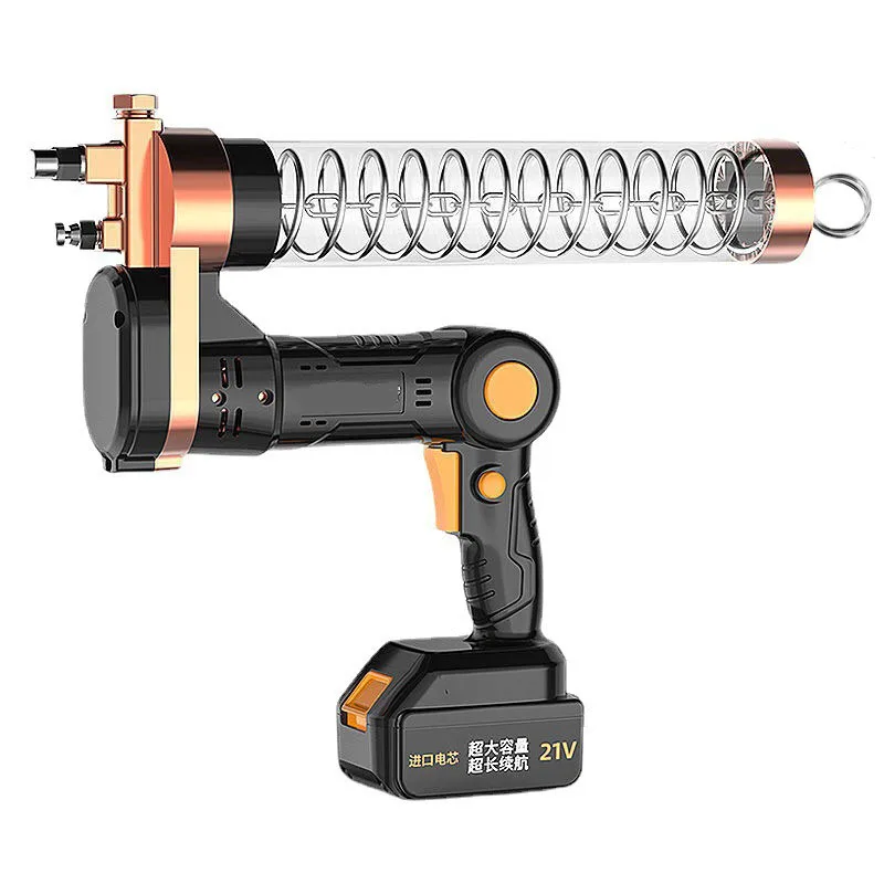 

Electric grease gun lithium battery high voltage grease gun charging wireless portable excavator special 600cc