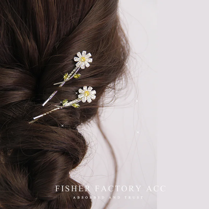 Exquisite elegante Perle Strass Haarnadeln Geschenke Frauen Mädchen Haarspangen Pins Haarspangen Zubehör Hairgrip Kopfschmuck Kopfbedeckung – Detail 20