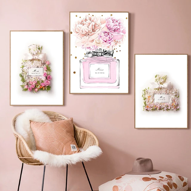 Room Decor Girls Bedroom, Pink Perfume Pictures