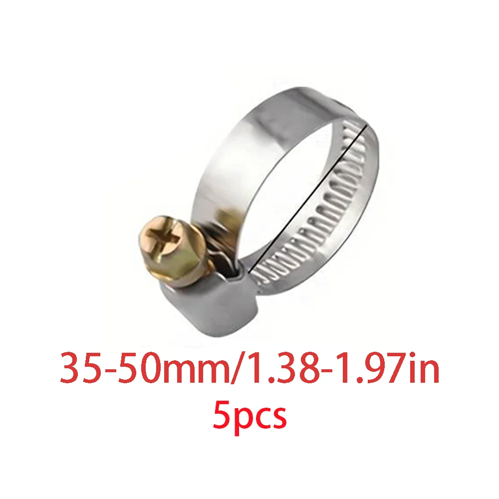 Hose Pipe Clamps 16mm-70mm Cross German Clamp Clips for Air Water Pipe Fuel 25pcs