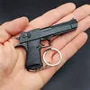1:3 High Quality Metal Model Desert Eagle Keychain Toy Gun Miniature Alloy Pistol Collection Toy Gift Pendant 2