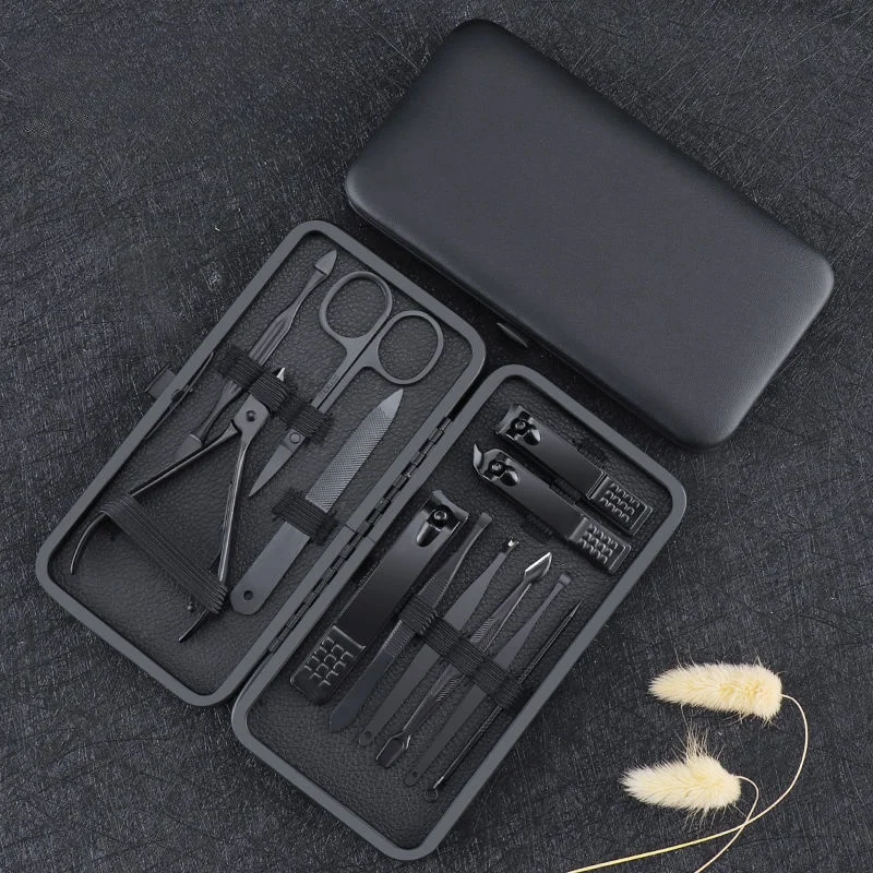 Manicure Cutters Nail Clipper Set nail clipper set nail care kit nail scissors set manicure pedicure kit manicure set manicure sets manicure nail clipper set nail clippers kit Household Stainless Steel Ear Spoon Nail Clippers Pedicure Scissors Tool