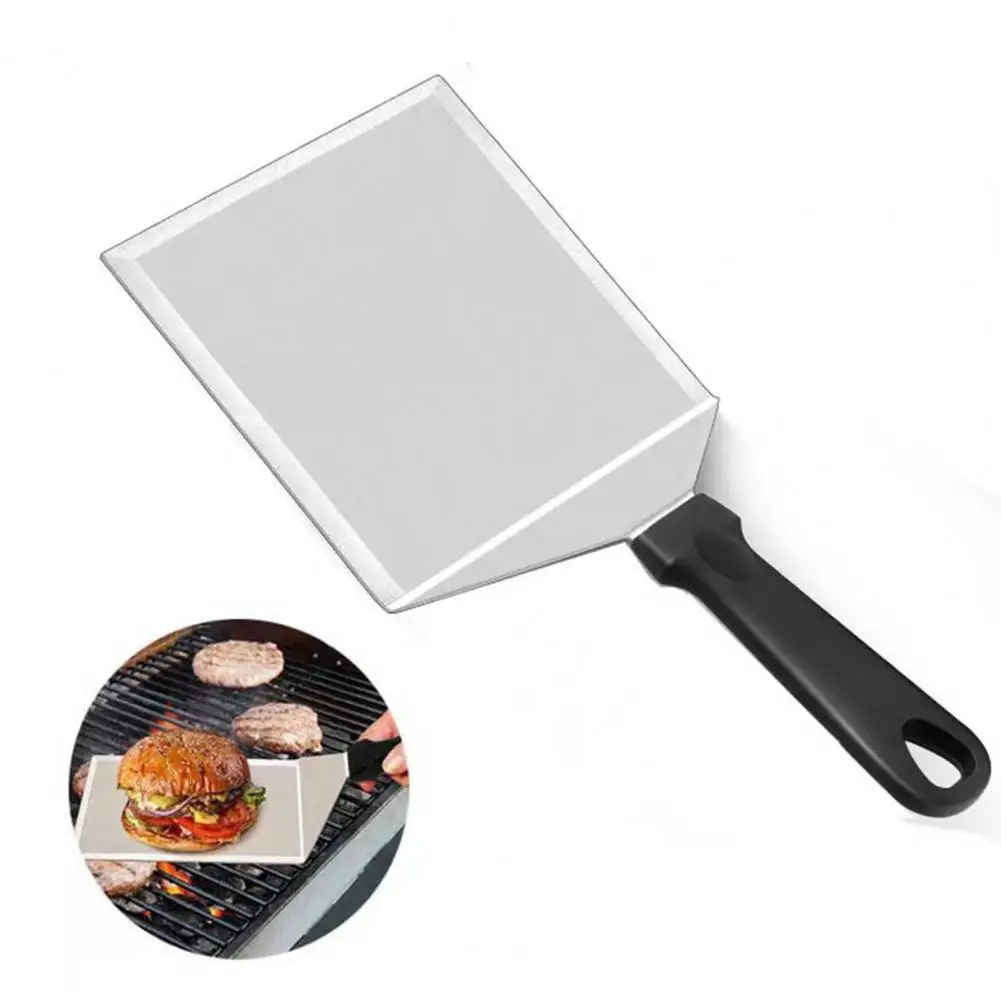 Multifunctional Burger Flipper Burger Press for Grill Marks Stainless Steel Bbq Tool Set Press Grill Spatula for Griddle