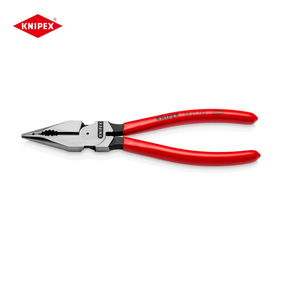 Knipex Tool 08 21 185 5,71 "Pinze Combinate Ad Ago-Naso Per Tutti I Lavori Di Installazione E Riparazione Comuni