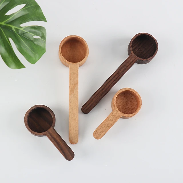 Wooden Measuring Spoon Set Kitchen Measuring Spoons Tea Coffee Scoop Sugar Spice  Measure Spoon Measuring Tools for Cooking Home - AliExpress