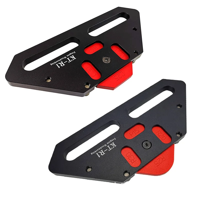 Kit De Plantillas De Fresado De Aluminio - Incluye R15/20/25/30 Y T15/20/25/30 - Para Carpintería Precisa