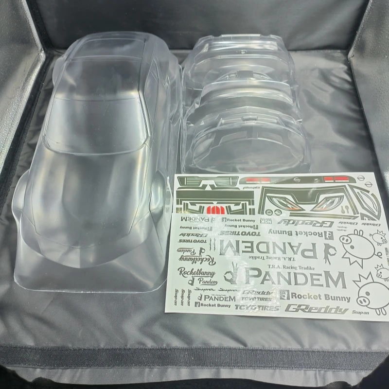 Nissan Z ラジコンボディシェル EXXON YOKOHAMA 専門ショップ Clear PANDEM Z Fairlady NISSAN RC Addiction