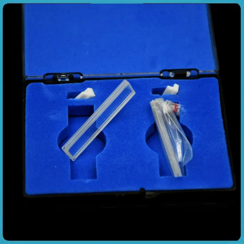 Glass Cuvette (Liquid Sample Cell) 0.4ml Light Path 1mm Absorption Cells Spectrophotometer Frit Sintering Technology 2 / PK