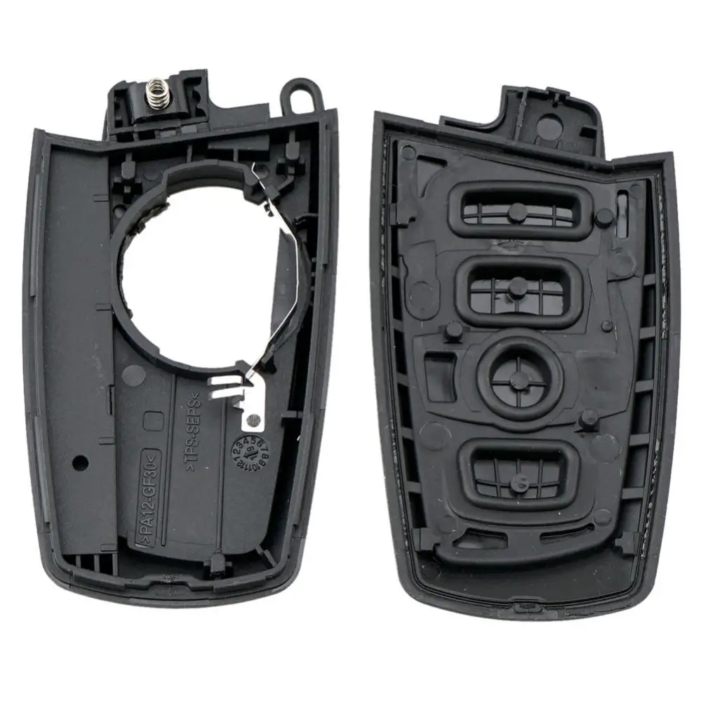 4 Buttons Car Key Fob Case Shell Replacement Remote Cover Protector BM-W 1 3 5 7 F Series CAS4 System