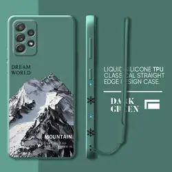 Snow Mountain TPU Phone Case - Elegant Winter Design - Galaxy A23 4G 5G (VVACE01)