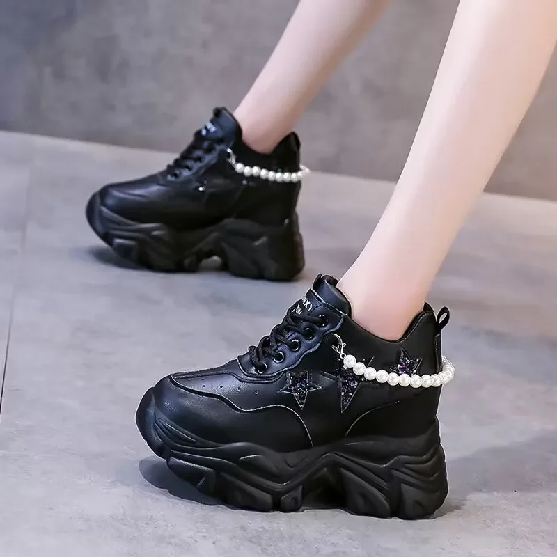 

Women Breathable Vulcanized Spring New Sports Shoes Casual Women Water Buffalo Korean Designer Retro Tennis zapatillas de mujer