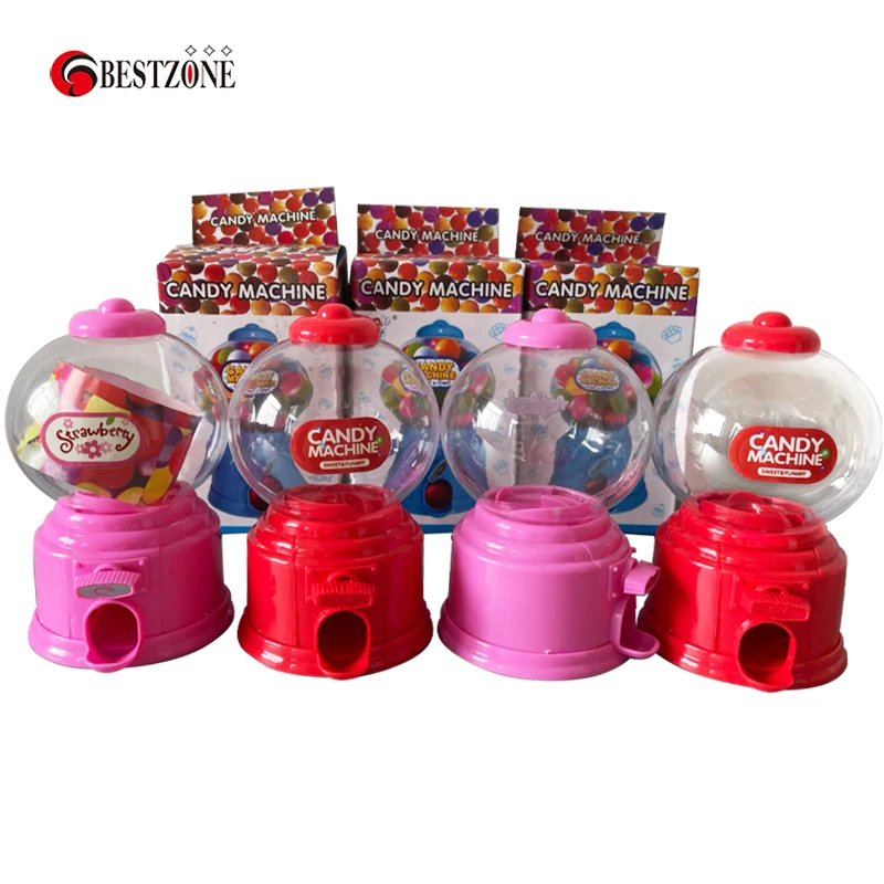 1Pcs Cute Sweet Mini Candy Machine Kids Bubble Gift Children Bank Toys Dispenser Gumball Coin Saving Box Piggy Bank Home Decor