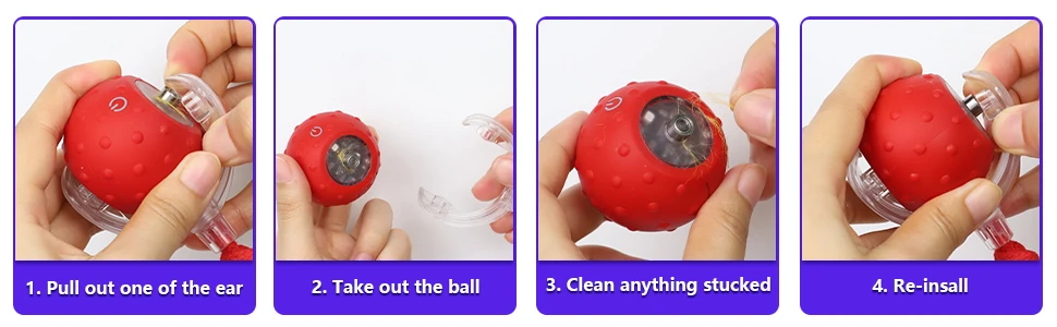 rechargeable cat ball