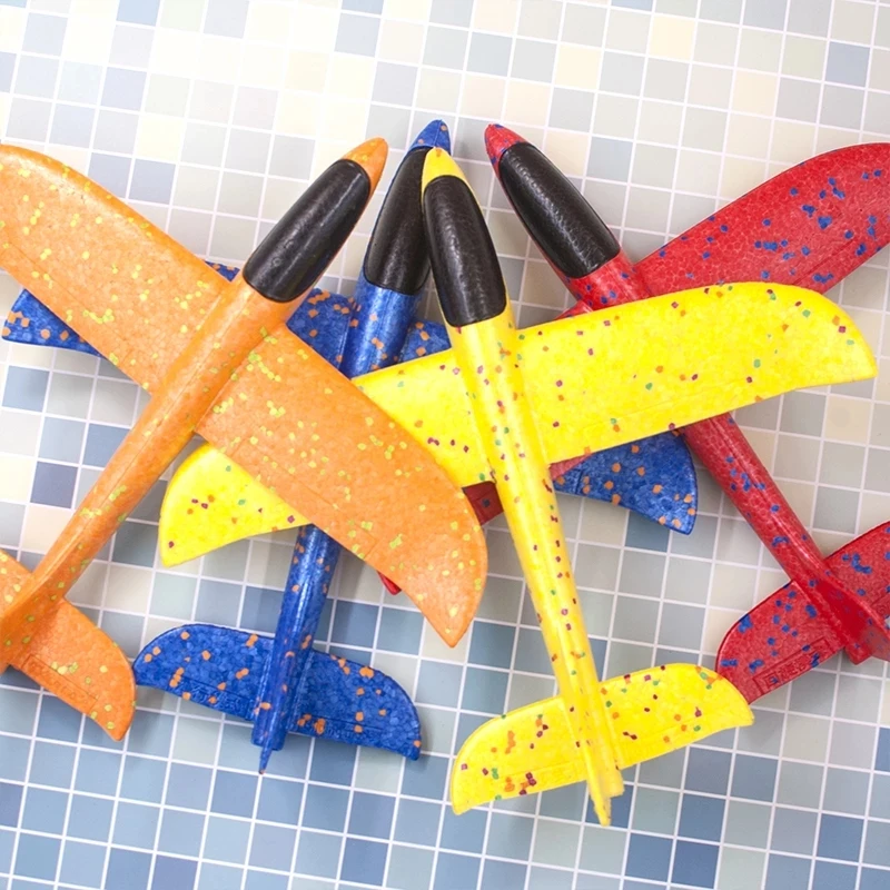4pack 37/48cm Hand Throw Airplane EPP Foam Plane Launch Fly Glider Planes Model Aircraft Outdoor Toys for Children Kids Game 3