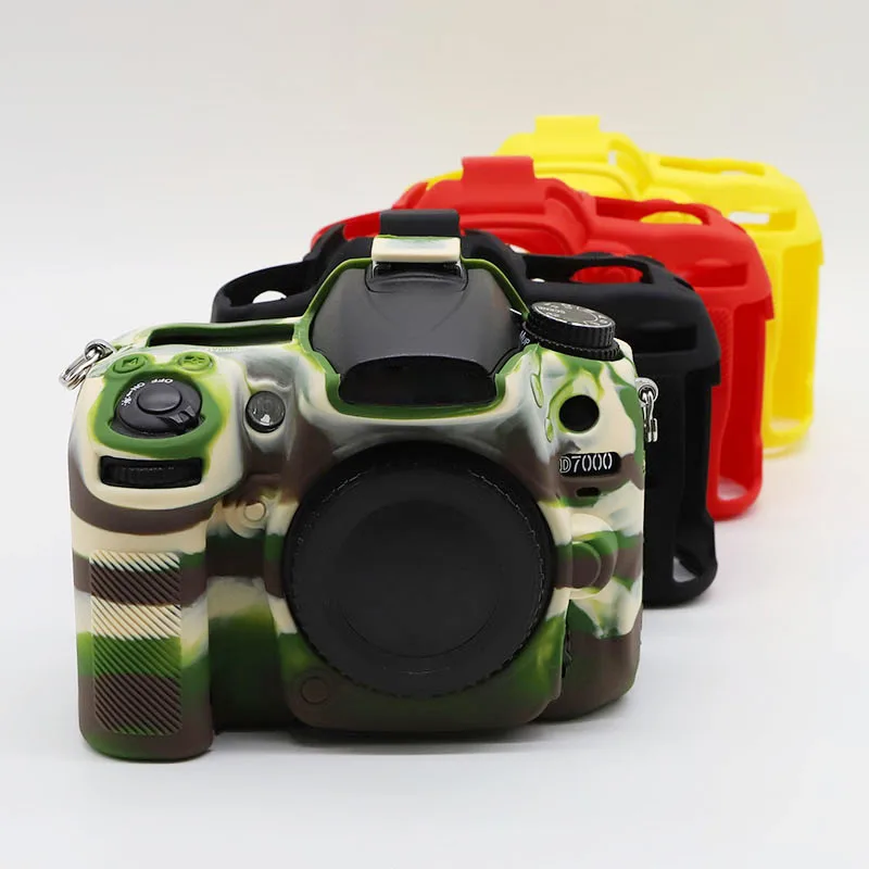 Custodia Protettiva In Silicone Morbido Per Fotocamera Per Nikon D7000 D7100 D7200 D7500