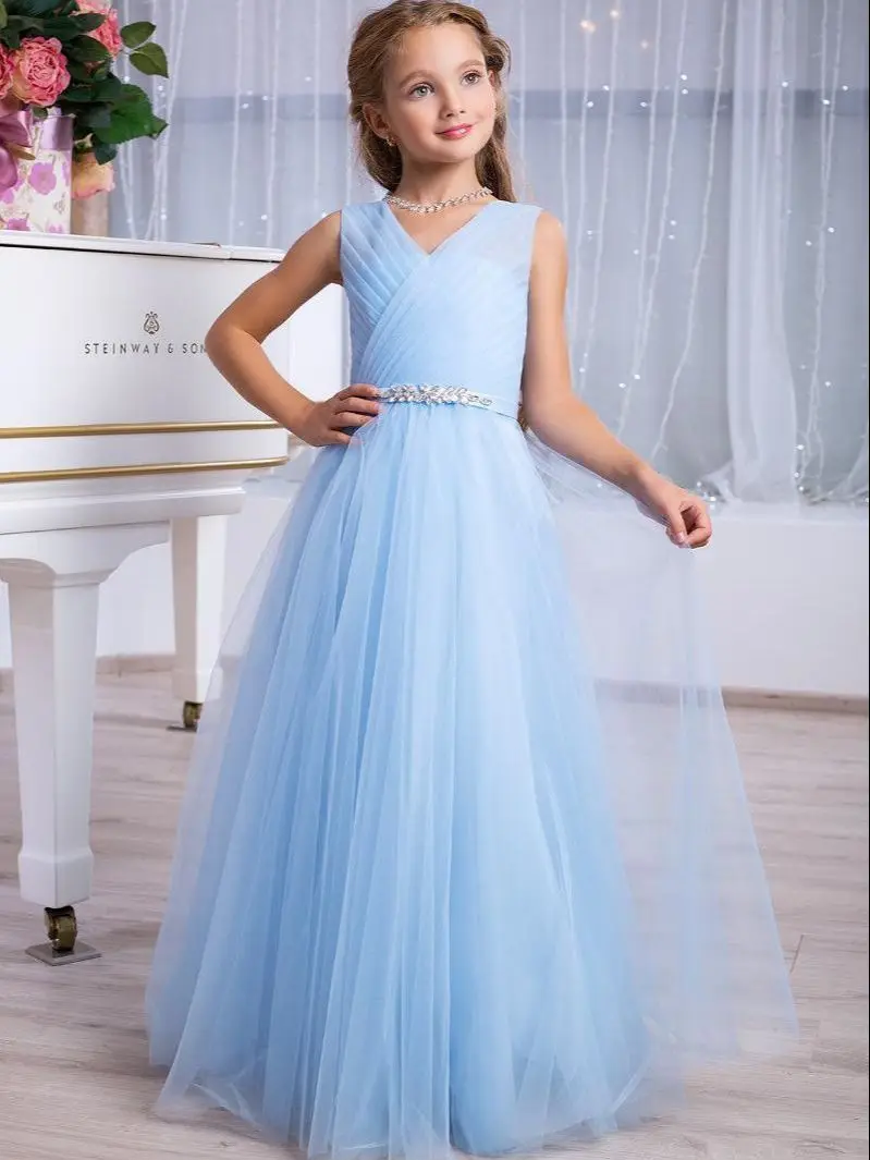 

Little child pageant dresses snow stars primera communion beautiful flower girl dress for wedding party