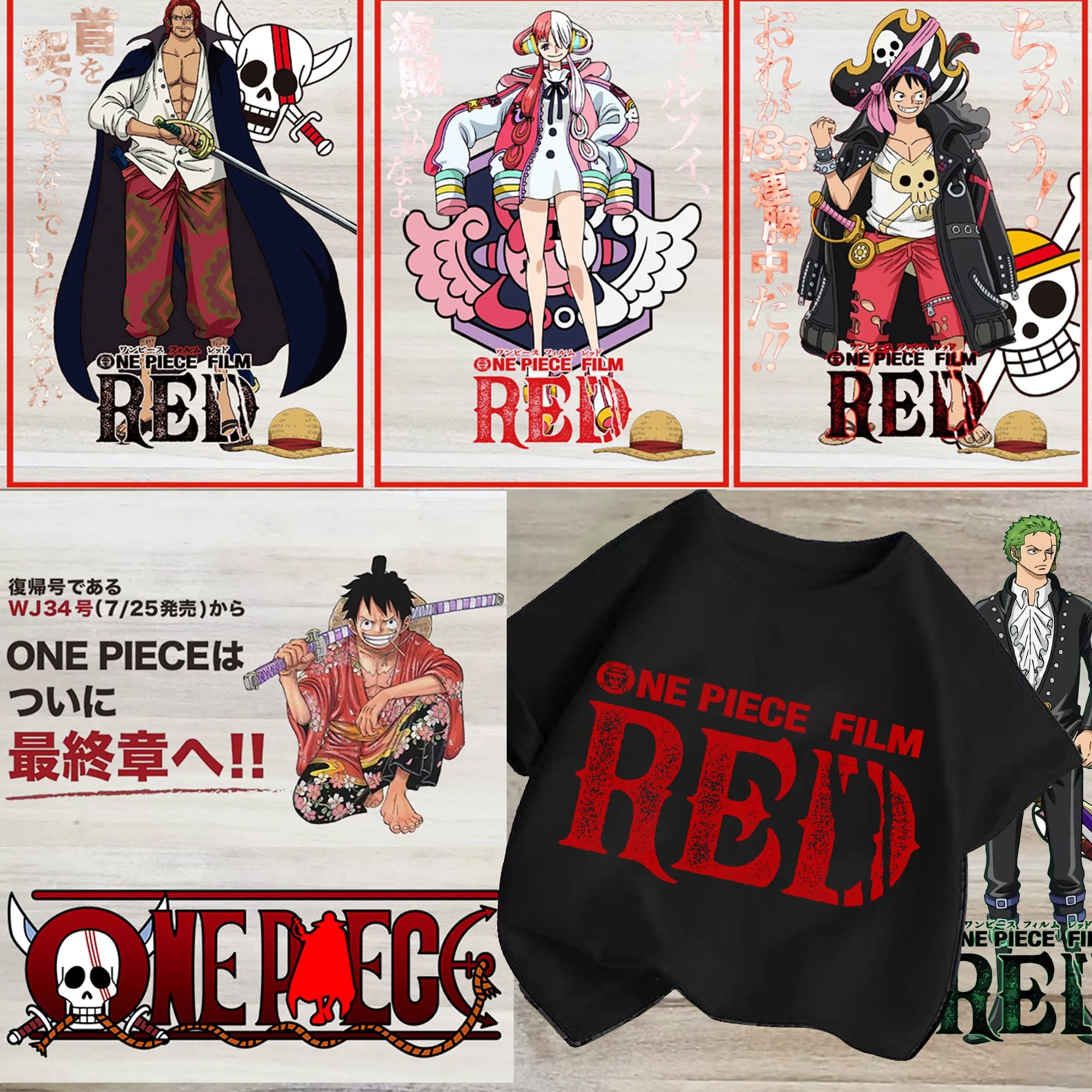 One Piece Film Red  Confira o figurino de Luffy, Zoro, Nami